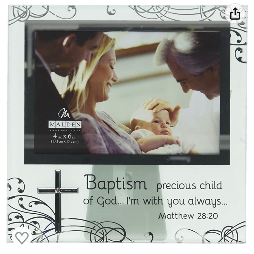 4x6 Baptism Photo Frame